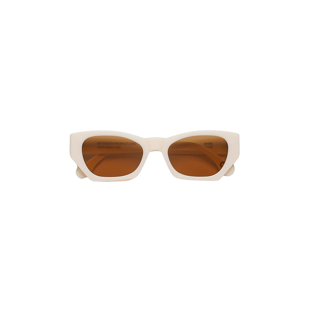 Retrosuperfuture sunglasses Model Amata Panna col. white