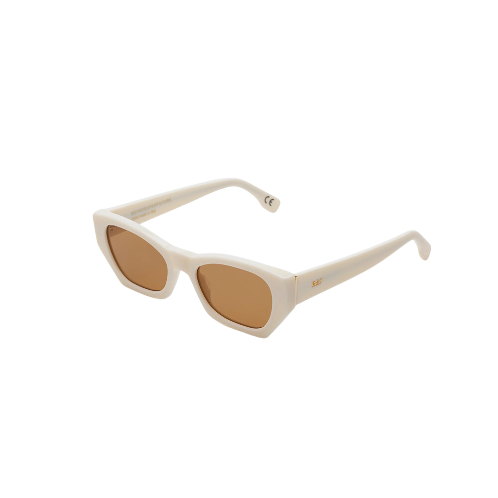 Occhiale da sole Retrosuperfuture Model Amata Panna col. white