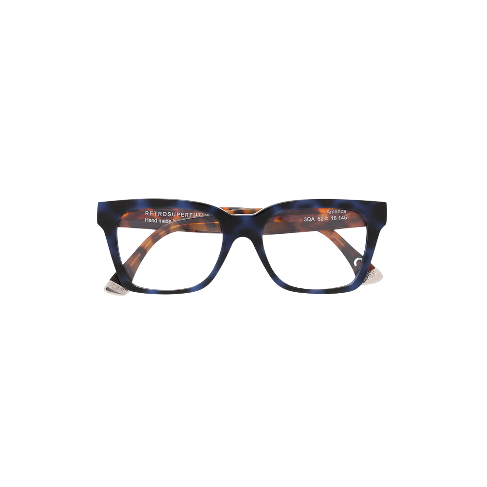 Retrosuperfuture eyewear Model America Optical Blue Havana col. havana