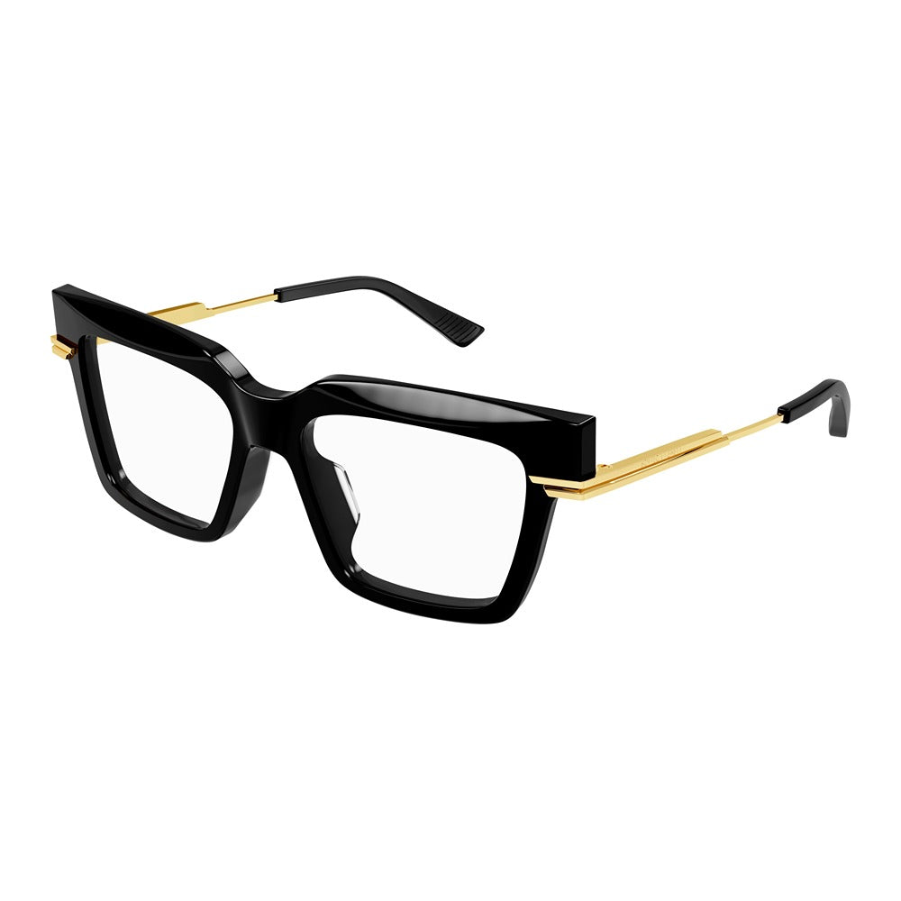 Bottega Veneta eyewear BV1243O col. 001 black gold transparent