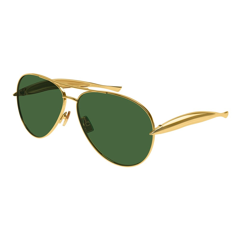 Bottega Veneta sunglasses BV1305S col. 001 gold gold green