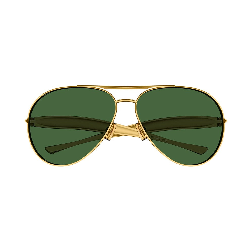 Bottega Veneta sunglasses BV1305S col. 001 gold gold green