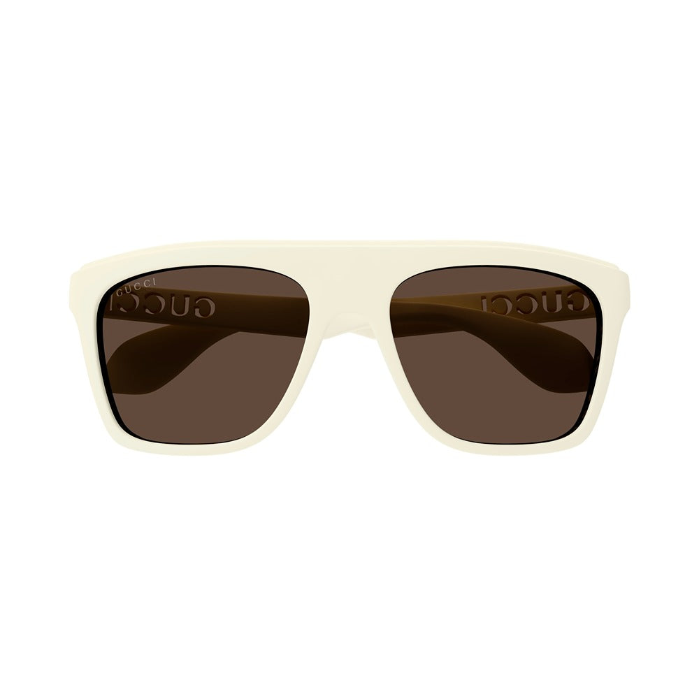 Occhiale da sole Gucci GG1570S col. 003 white white brown