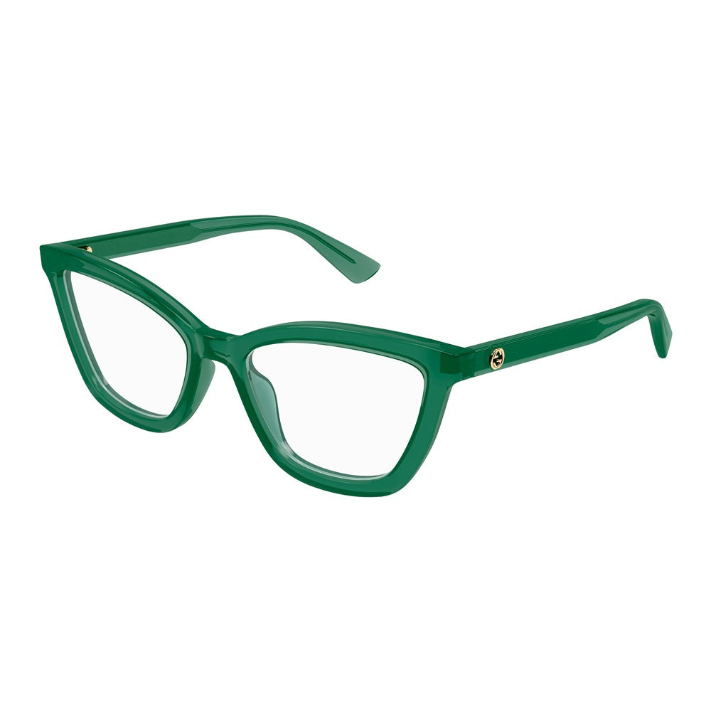 Occhiale da vista Gucci GG1686O col. 010 green green transparent