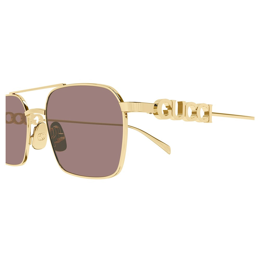 Occhiale da sole Gucci GG1804S col. 003 gold gold brown