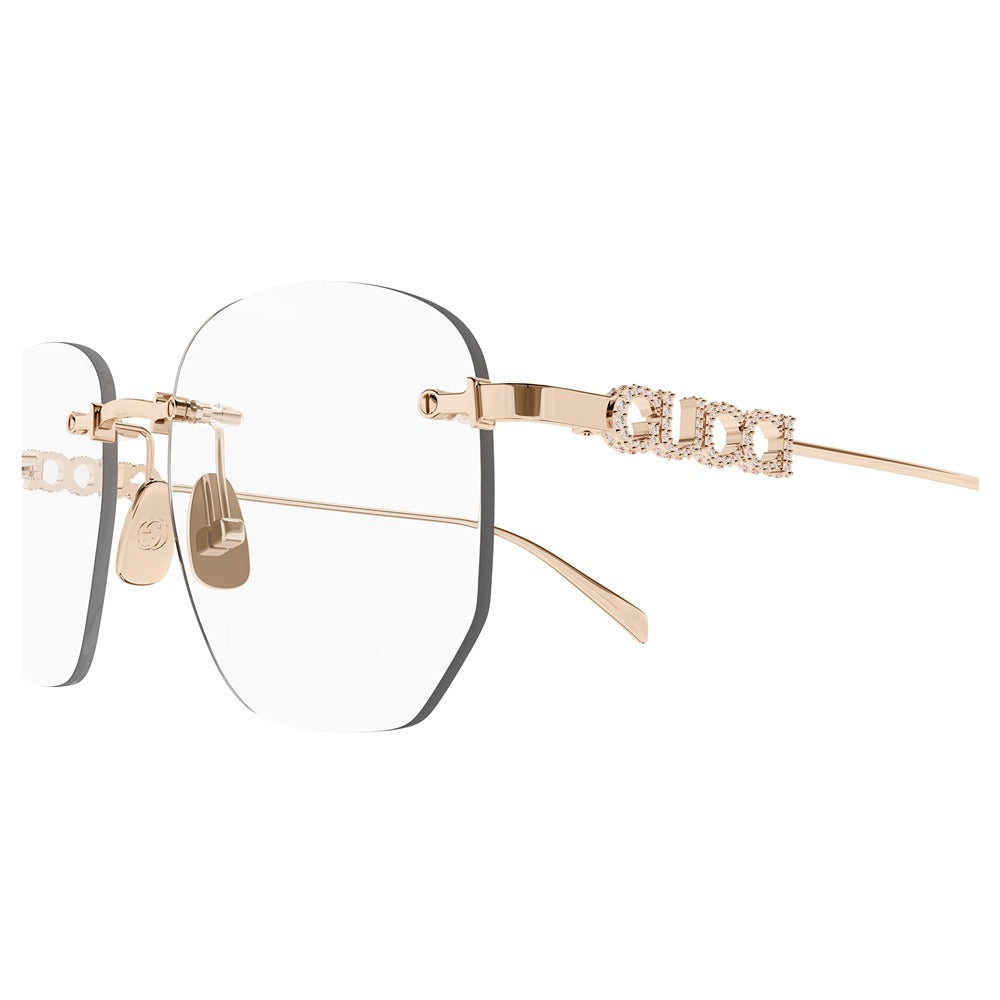 Gucci GG1806O eyeglasses col. 003 gold gold transparent