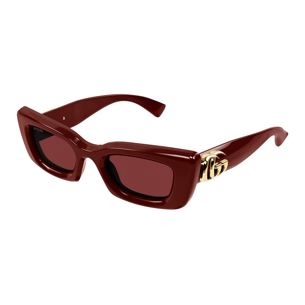 Occhiale da sole Gucci GG1827S col. 003 burgundy burgundy red