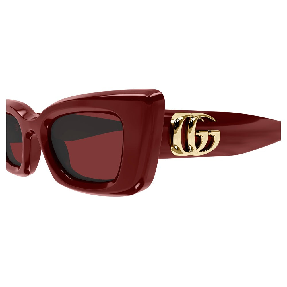 Occhiale da sole Gucci GG1827S col. 003 burgundy burgundy red