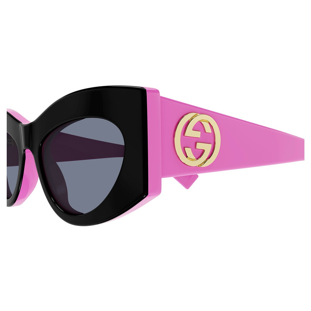 Occhiale da sole Gucci GG1843S col. 005 black fuchsia grey