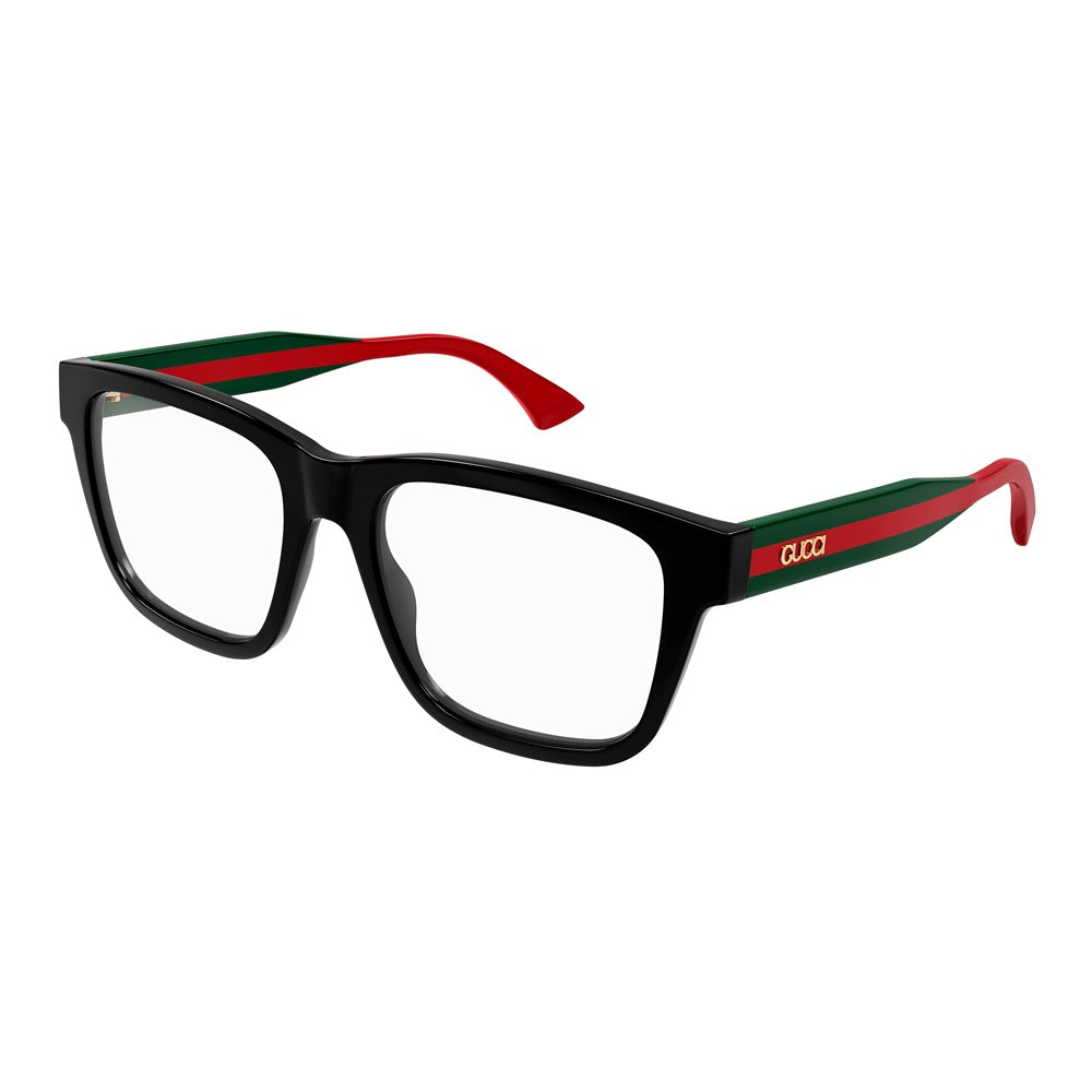 Occhiale da vista Gucci GG1870O col. 005 black green transparent