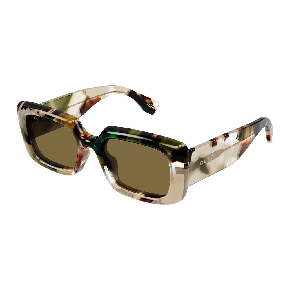 Occhiale da sole Gucci GG1906S col. 002 green green brown