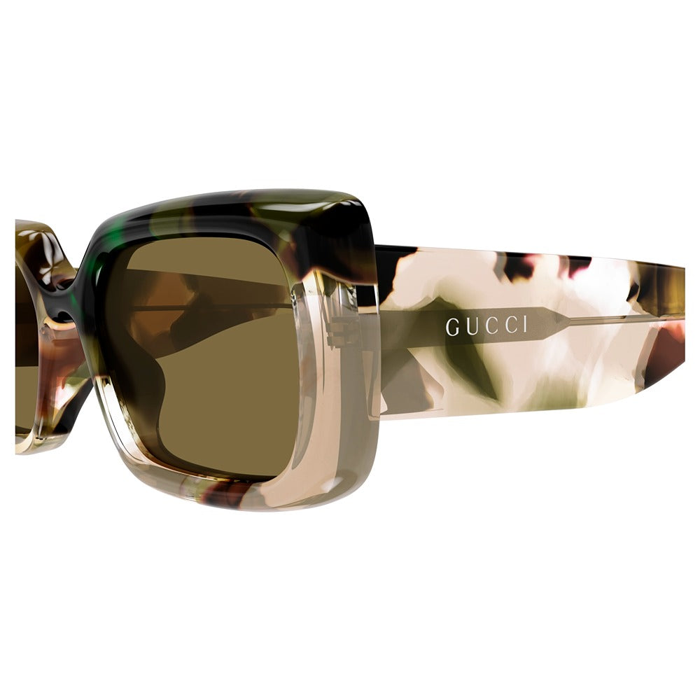 Occhiale da sole Gucci GG1906S col. 002 green green brown