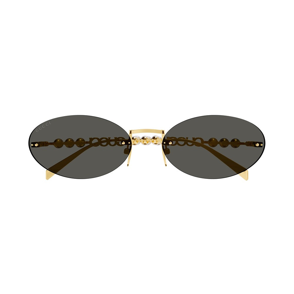 Occhiale da sole Gucci GG1922S col. 001 gold gold grey