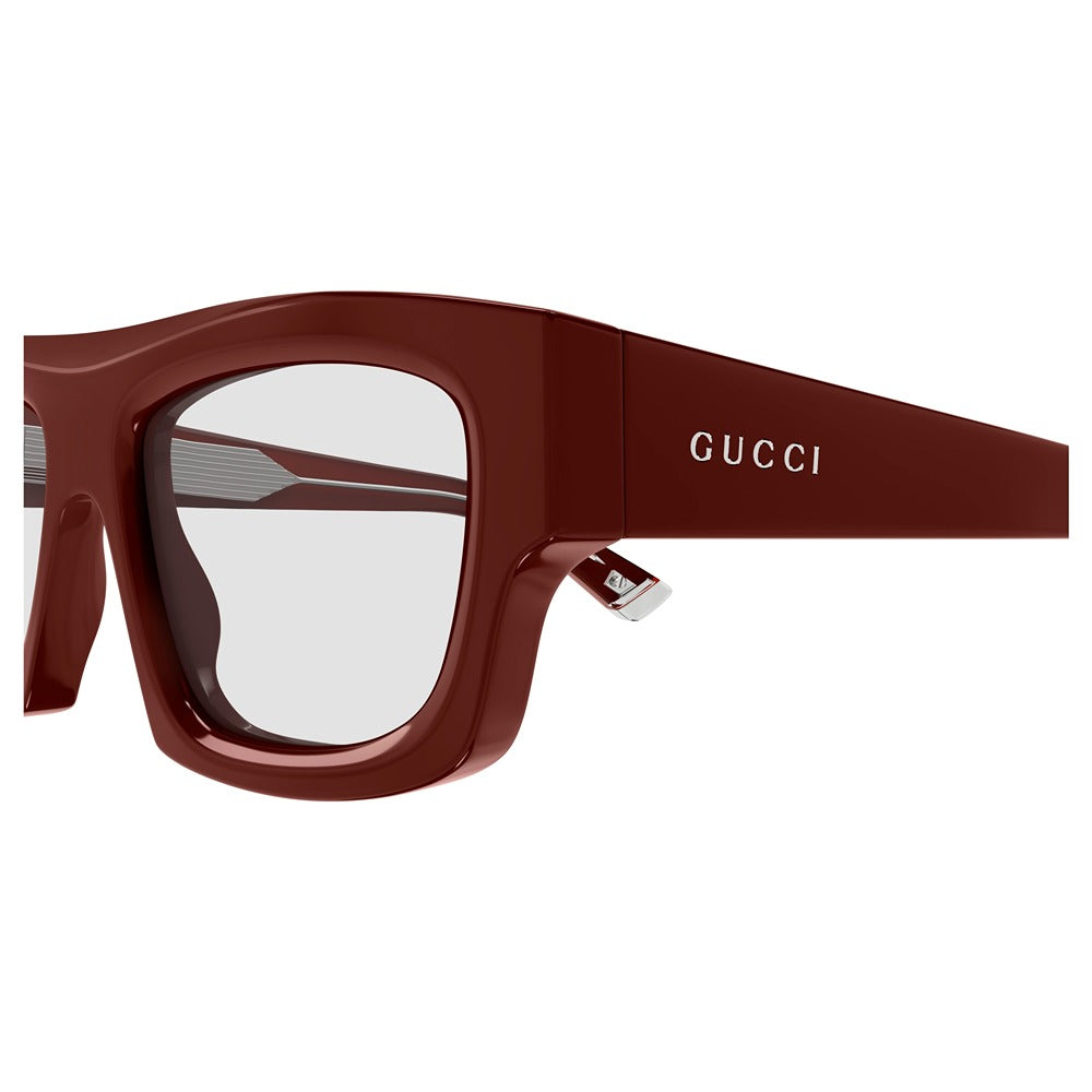 Occhiale da sole Gucci GG1926S col. 004 burgundy burgundy transparent