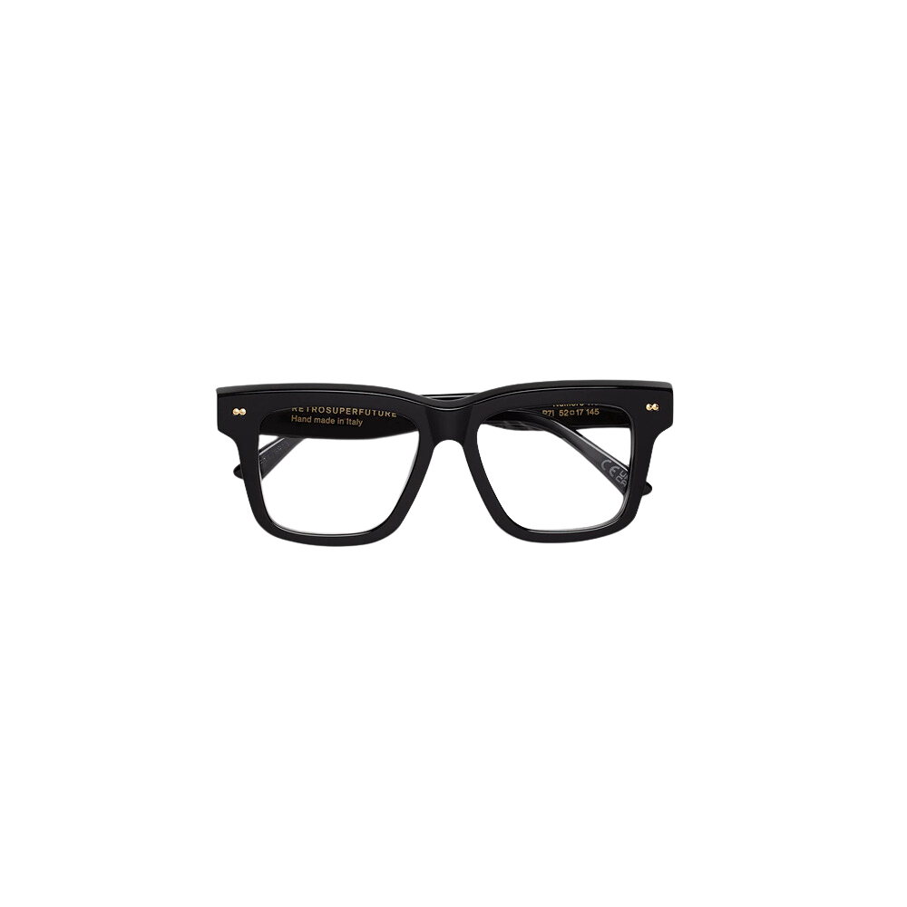 Occhiale da vista Retrosuperfuture Model Numero 116 Nero col. black