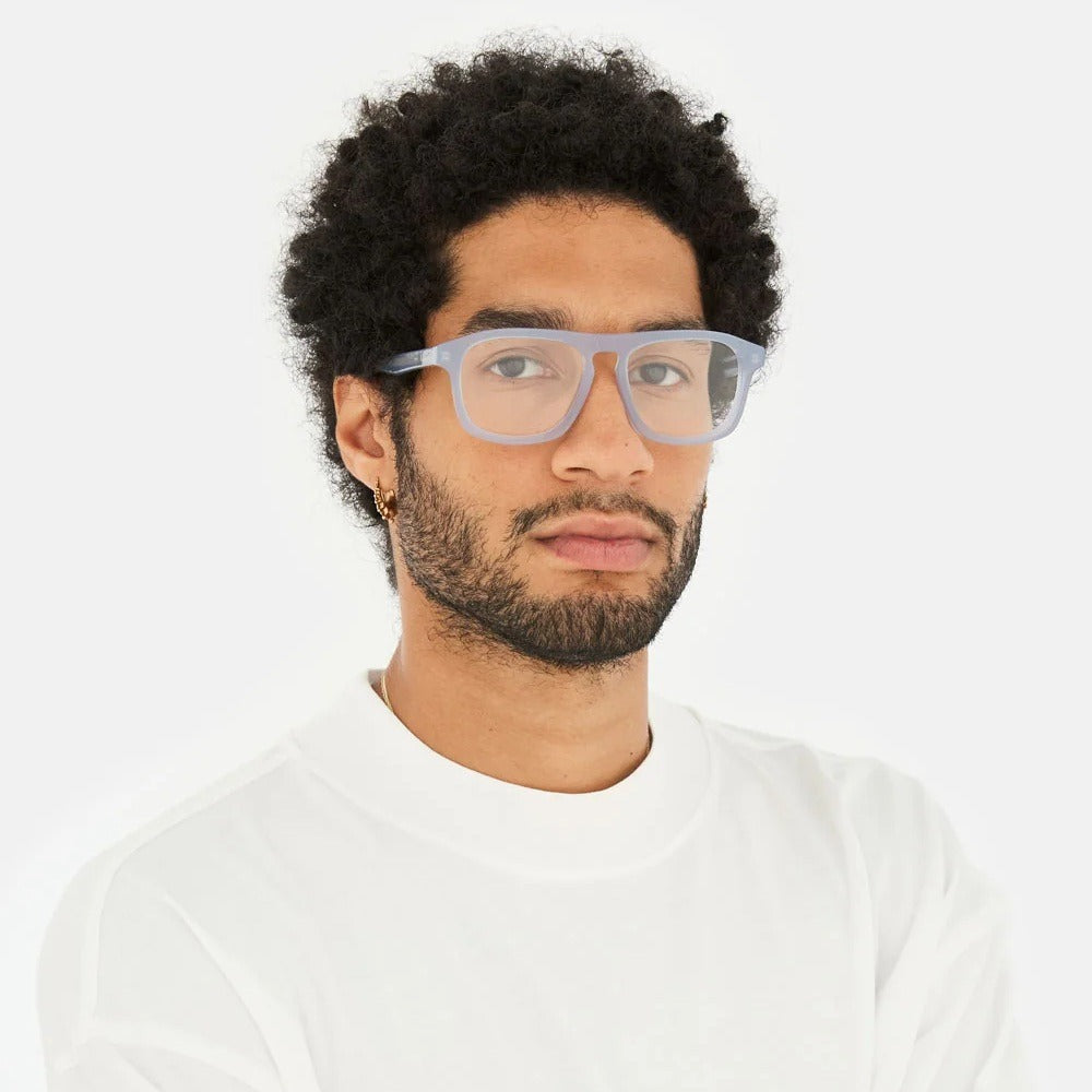 Retrosuperfuture eyewear Model Numero 123 Light Blue col. blue