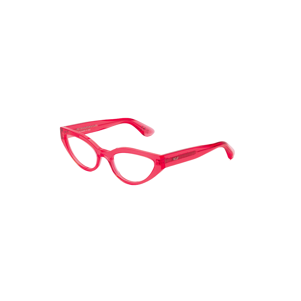 Occhiale da vista Retrosuperfuture Model Numero 124 Light Red col. red