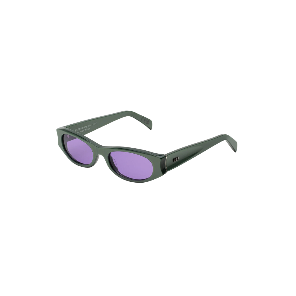 Retrosuperfuture sunglasses Model Razzo metalllic Mint col. green