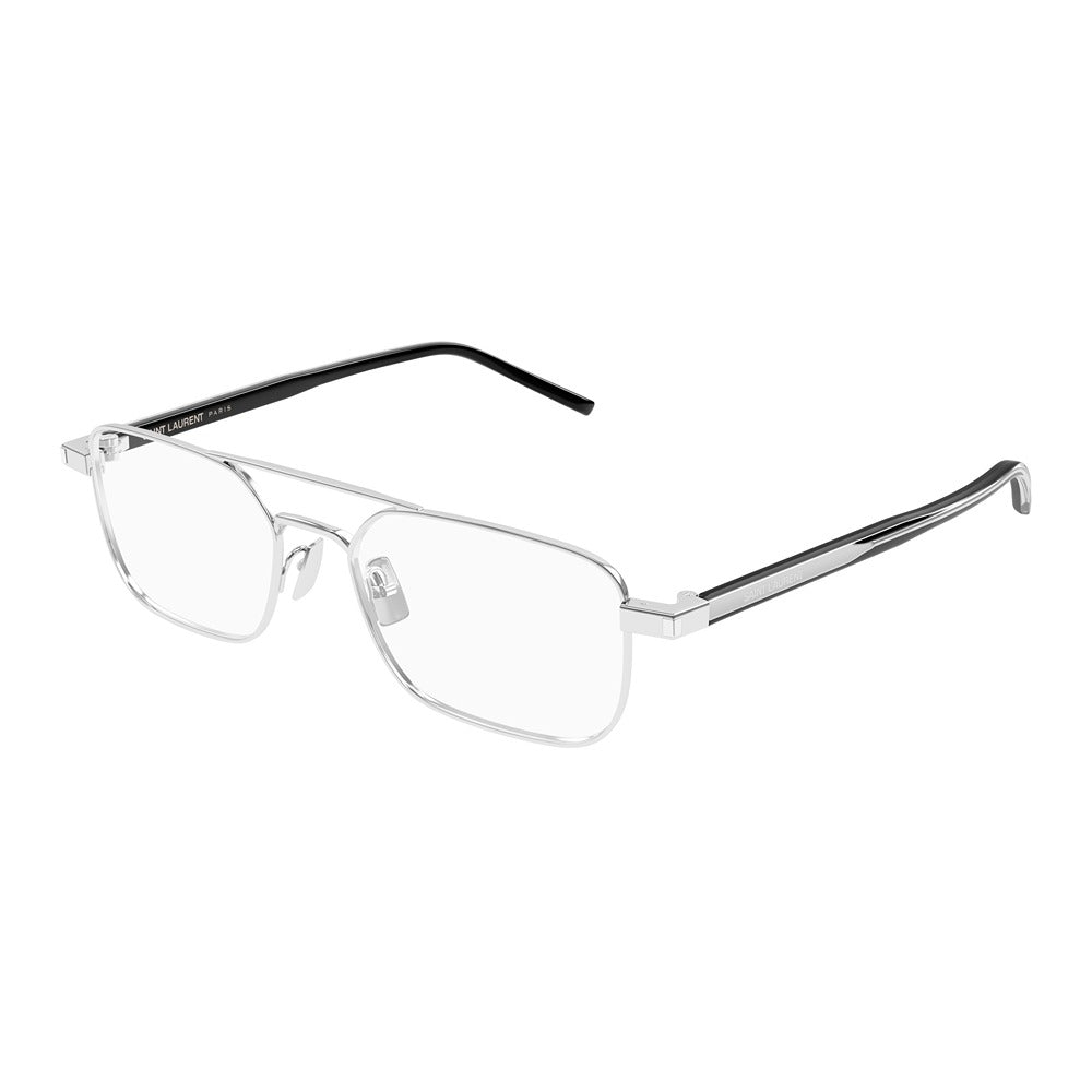 Occhiale da vista Saint Laurent SL 780 col. 001 silver crystal transparent