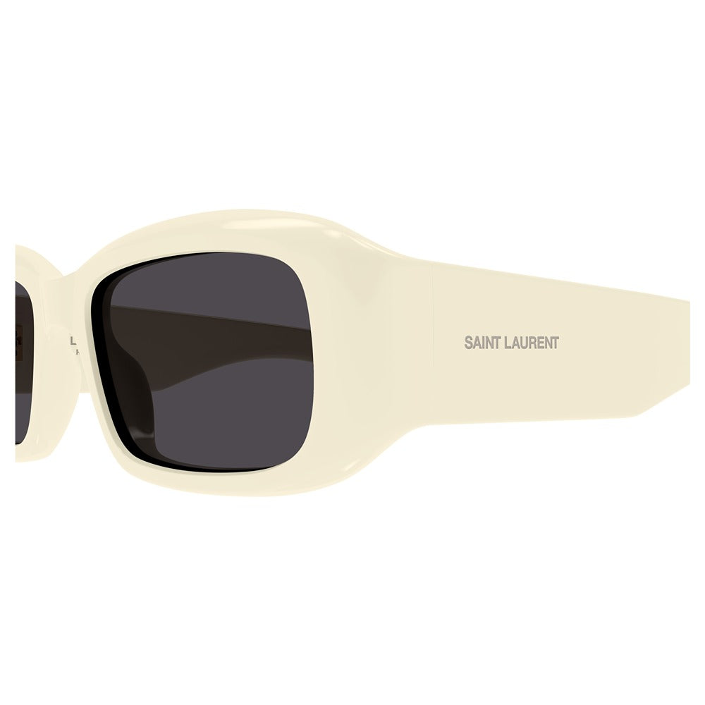 Occhiale da sole Saint Laurent SL 809 col. 005 ivory ivory black