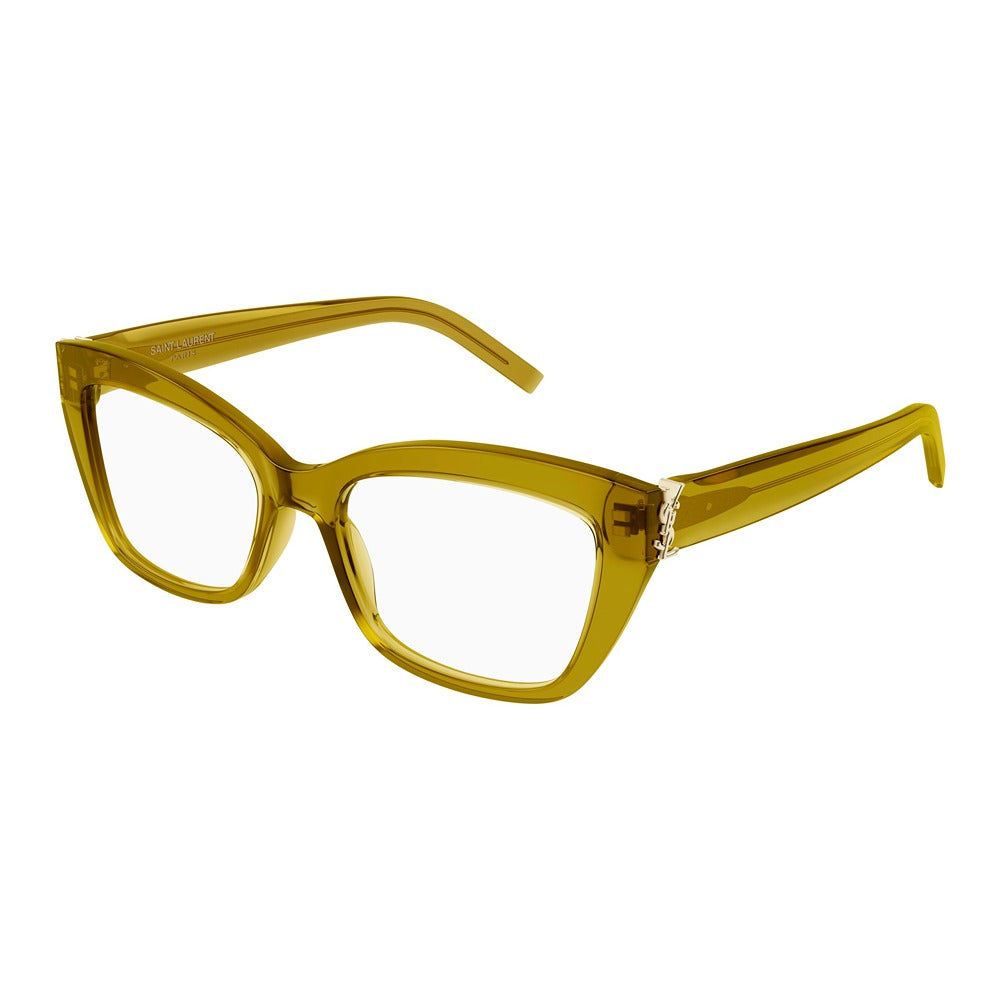 Occhiale da vista Saint Laurent SL M117 col. 006 green green transparent