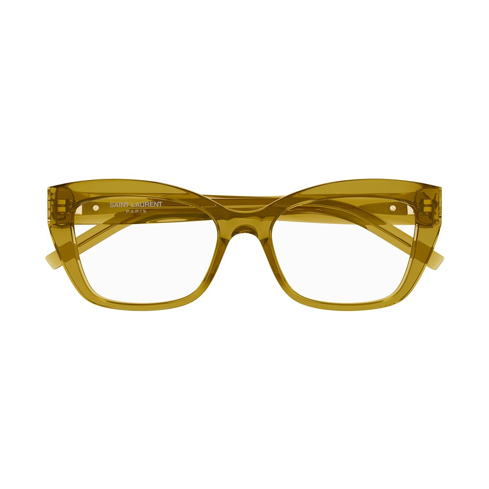 Occhiale da vista Saint Laurent SL M117 col. 006 green green transparent