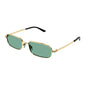 Occhiale da sole Gucci GG1457S col. 005 gold gold green