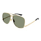 Occhiale da sole Saint Laurent SL 653 LEON col. 003 gold gold green